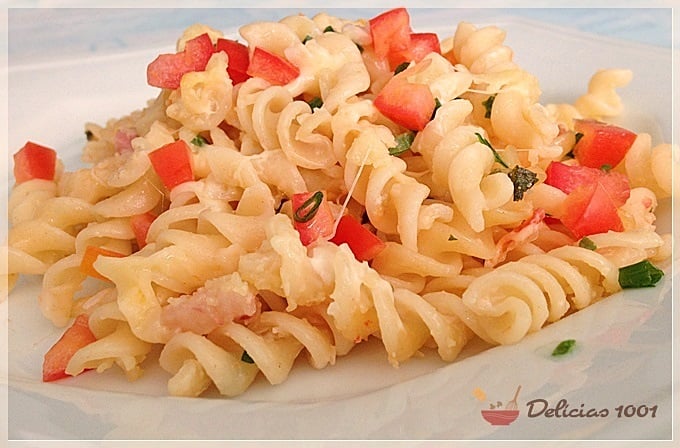 macarrão com bacon