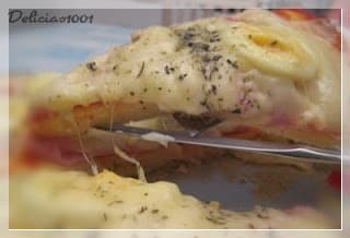 Pizza de Liquidificador