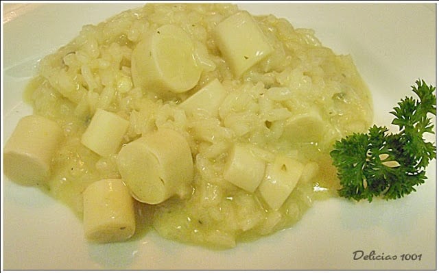 Risoto de Palmito com Queijos