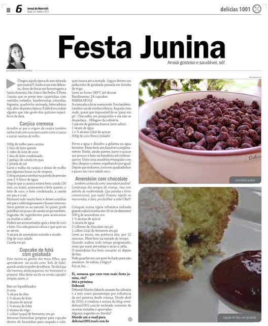 Festa Junina na Mídia também, sô!