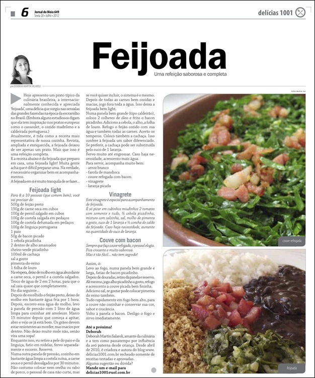 Tá com frio? Feijoada é a solução!